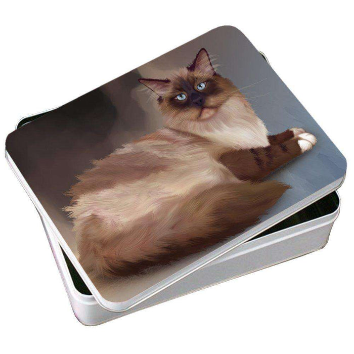 Neva Masquerade Cat Photo Tin