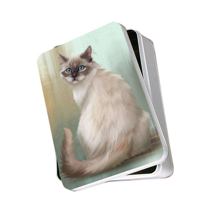 Neva Masquerade Cat Photo Tin