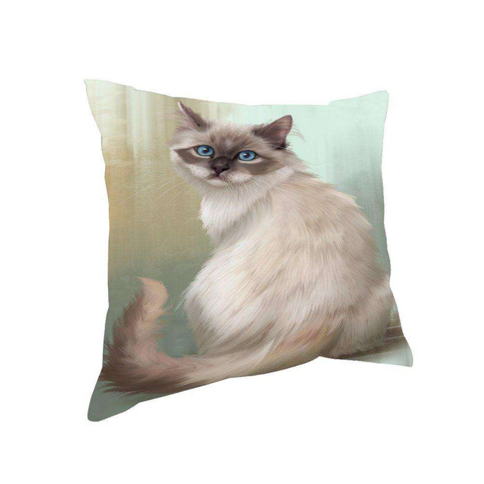 Neva Masquerade Cat Throw Pillow