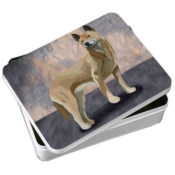 New Guinea Singing Dog Photo Storage Tin