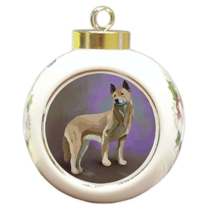 New Guinea Singing Round Ball Christmas Ornament