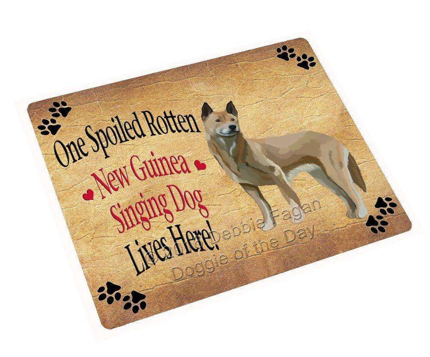 New Guinea Singing Spoiled Rotten Dog Magnet Mini (3.5" x 2")