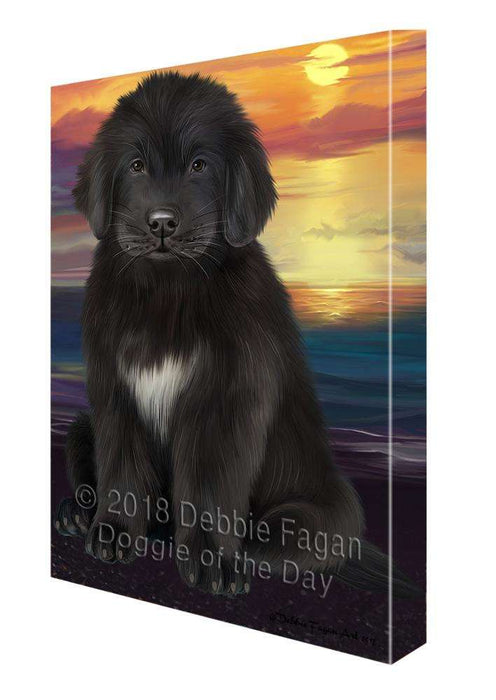 Newfoundland Dog Canvas Print Wall Art Décor CVS110555