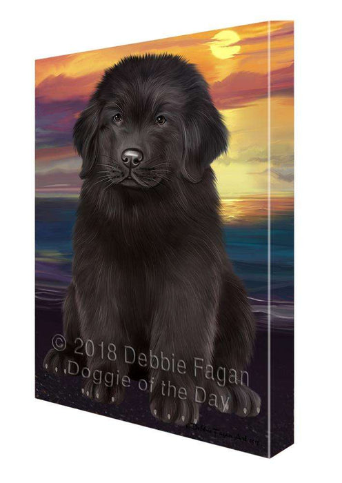 Newfoundland Dog Canvas Print Wall Art Décor CVS110582