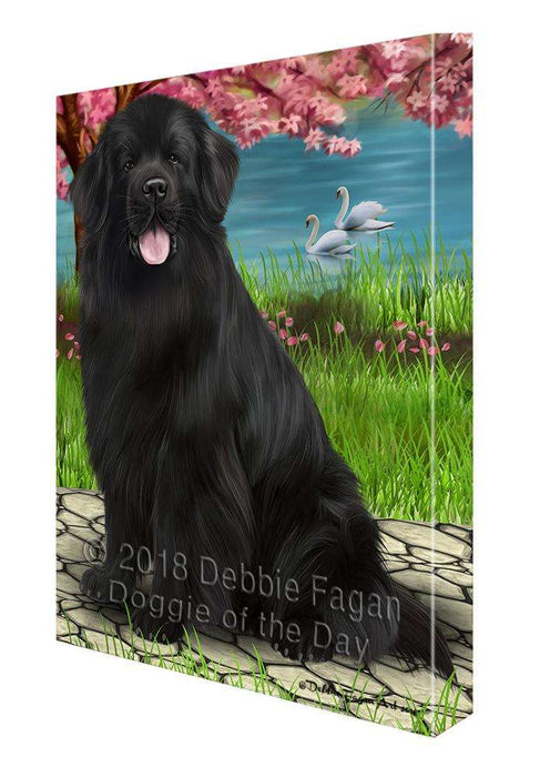 Newfoundland Dog Canvas Print Wall Art Décor CVS110600