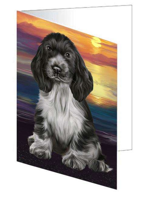 Newfoundland Dog Handmade Artwork Assorted Pets Greeting Cards and Note Cards with Envelopes for All Occasions and Holiday Seasons GCD62408