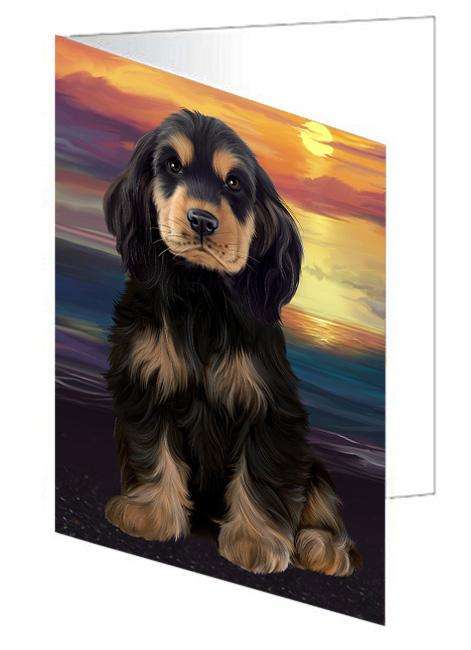 Newfoundland Dog Handmade Artwork Assorted Pets Greeting Cards and Note Cards with Envelopes for All Occasions and Holiday Seasons GCD62417