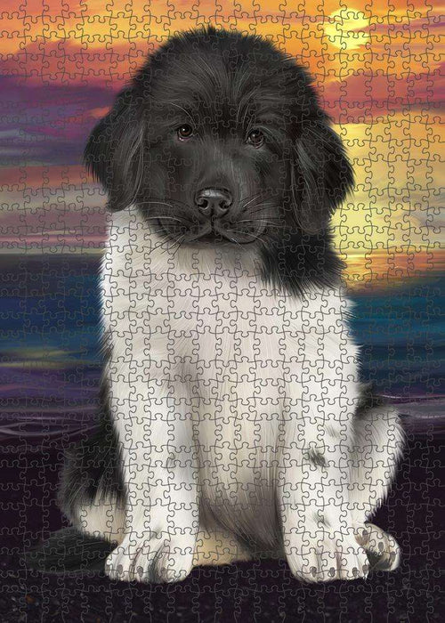 Newfoundland Dog Puzzle with Photo Tin PUZL86144