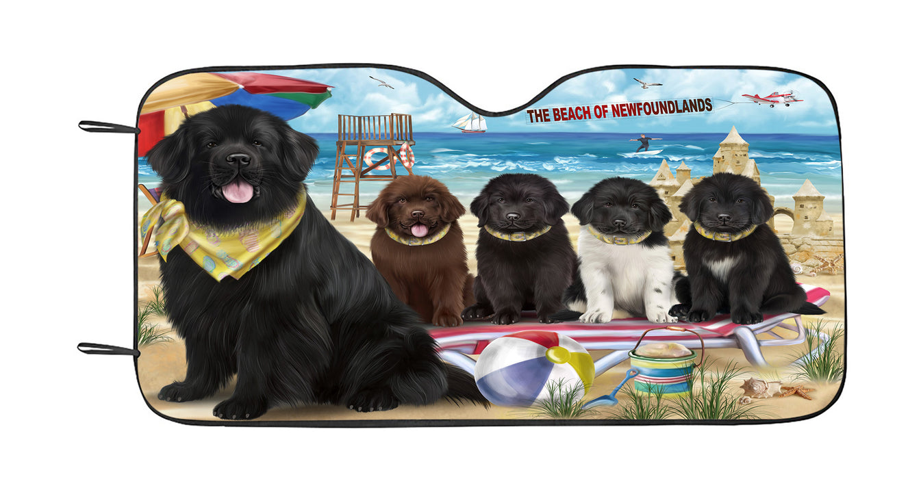 Pet Friendly Beach Newfoundland Dogs Car Sun Shade