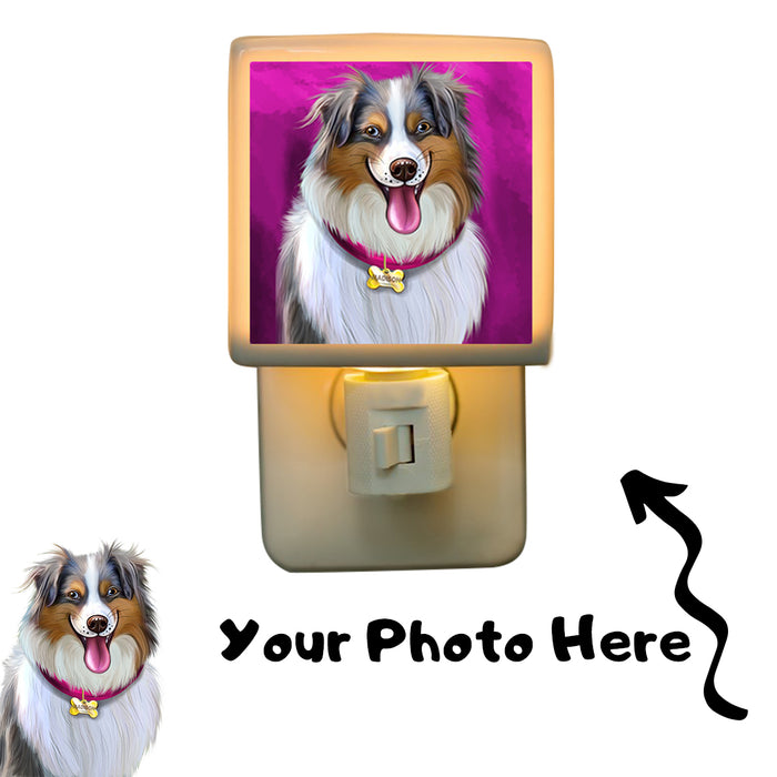 Add Your PERSONALIZED PET Painting Portrait Photo on Night Light