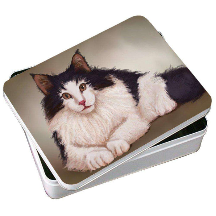 Norwegian Forest Cat Photo Tin