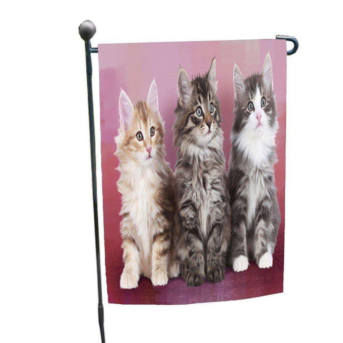 Norwegian Forest Cats Garden Flag