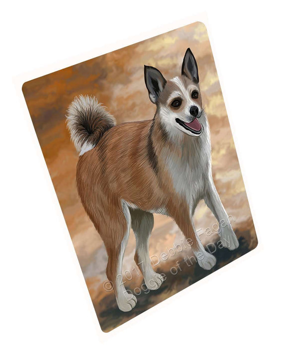 Norwegian Lundhund Dog Art Portrait Print Woven Throw Sherpa Plush Fleece Blanket