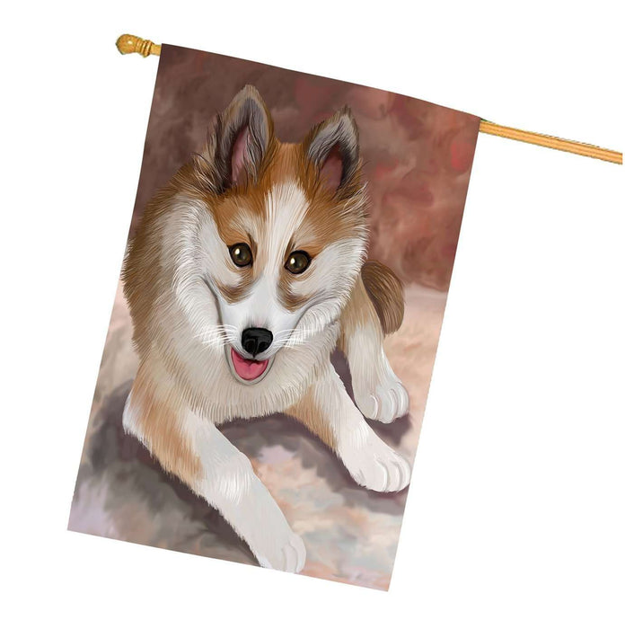 Norwegian Lundhund Dog House Flag
