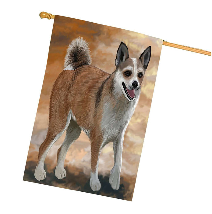 Norwegian Lundhund Dog House Flag