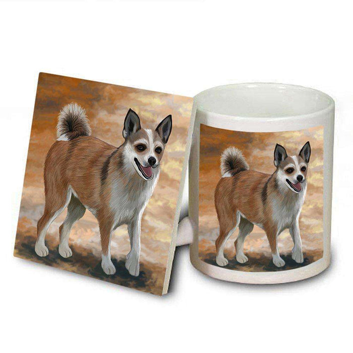 Norwegian Lundhund Dog Mug and Coaster Set