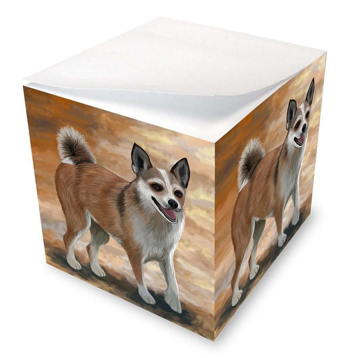 Norwegian Lundhund Dog Note Cube