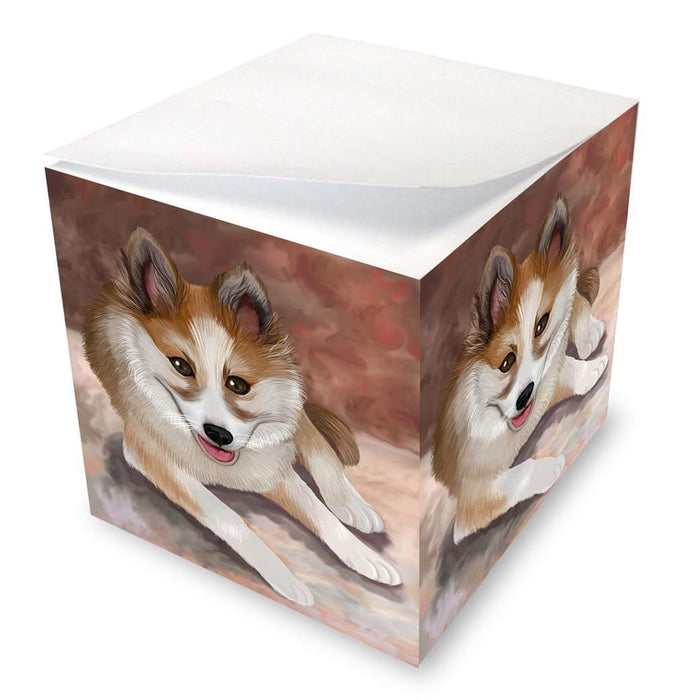 Norwegian Lundhund Dog Note Cube