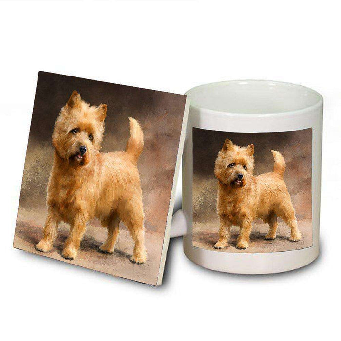 Norwich Terrier Dog Mug and Coaster Set