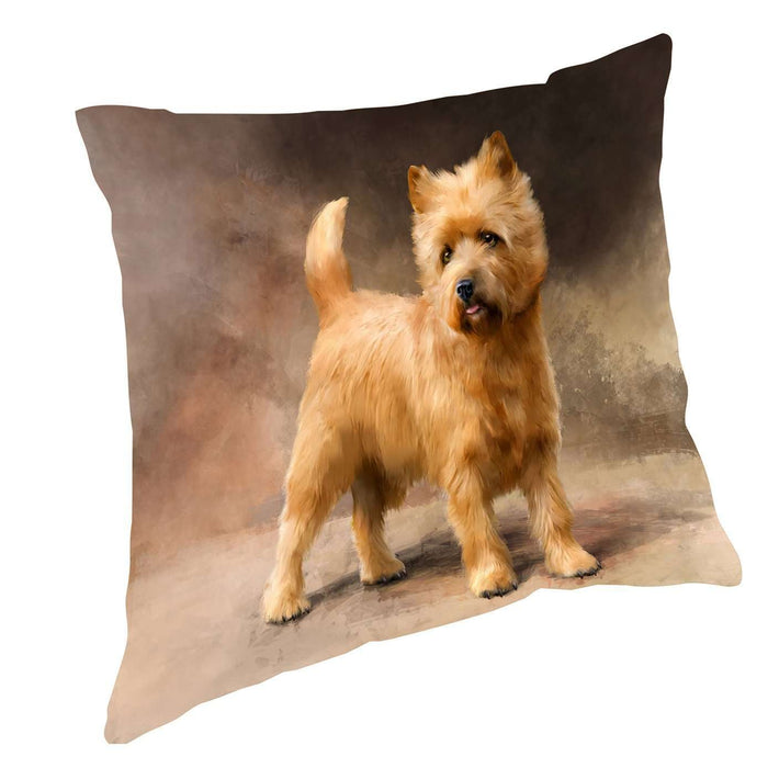 Norwich Terrier Dog Throw Pillow