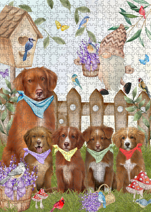 Nova Scotia Duck Tolling Retriever Jigsaw Puzzle for Adult, Interlocking Puzzles Games, Personalized, Explore a Variety of Designs, Custom, Dog Gift for Pet Lovers
