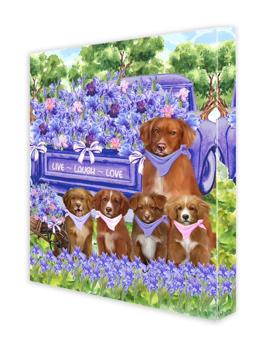 Nova Scotia Duck Tolling Retriever Canvas: Explore a Variety of Personalized Designs, Custom, Digital Art Wall Painting, Ready to Hang Room Decor, Gift for Dog and Pet Lovers