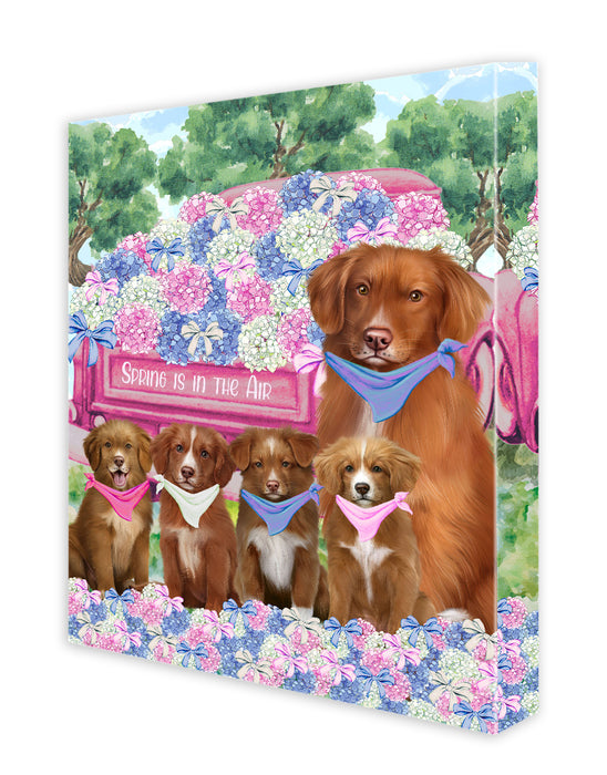 Nova Scotia Duck Tolling Retriever Canvas: Explore a Variety of Personalized Designs, Custom, Digital Art Wall Painting, Ready to Hang Room Decor, Gift for Dog and Pet Lovers