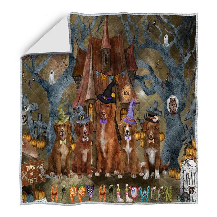 Nova Scotia Duck Tolling Retriever Quilt, Explore a Variety of Bedding Designs, Bedspread Quilted Coverlet, Custom, Personalized, Pet Gift for Dog Lovers