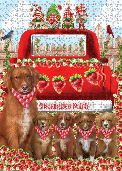 Nova Scotia Duck Tolling Retriever Jigsaw Puzzle: Interlocking Puzzles Games for Adult, Explore a Variety of Custom Designs, Personalized, Pet and Dog Lovers Gift