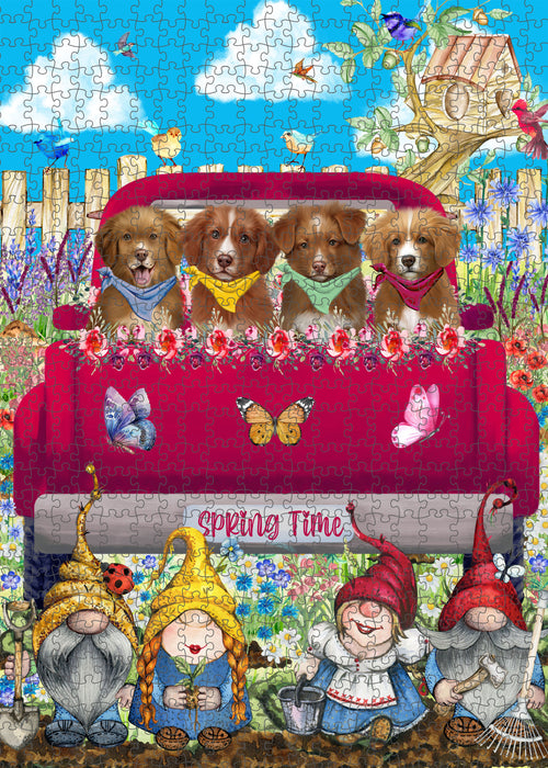 Nova Scotia Duck Tolling Retriever Jigsaw Puzzle: Interlocking Puzzles Games for Adult, Explore a Variety of Custom Designs, Personalized, Pet and Dog Lovers Gift