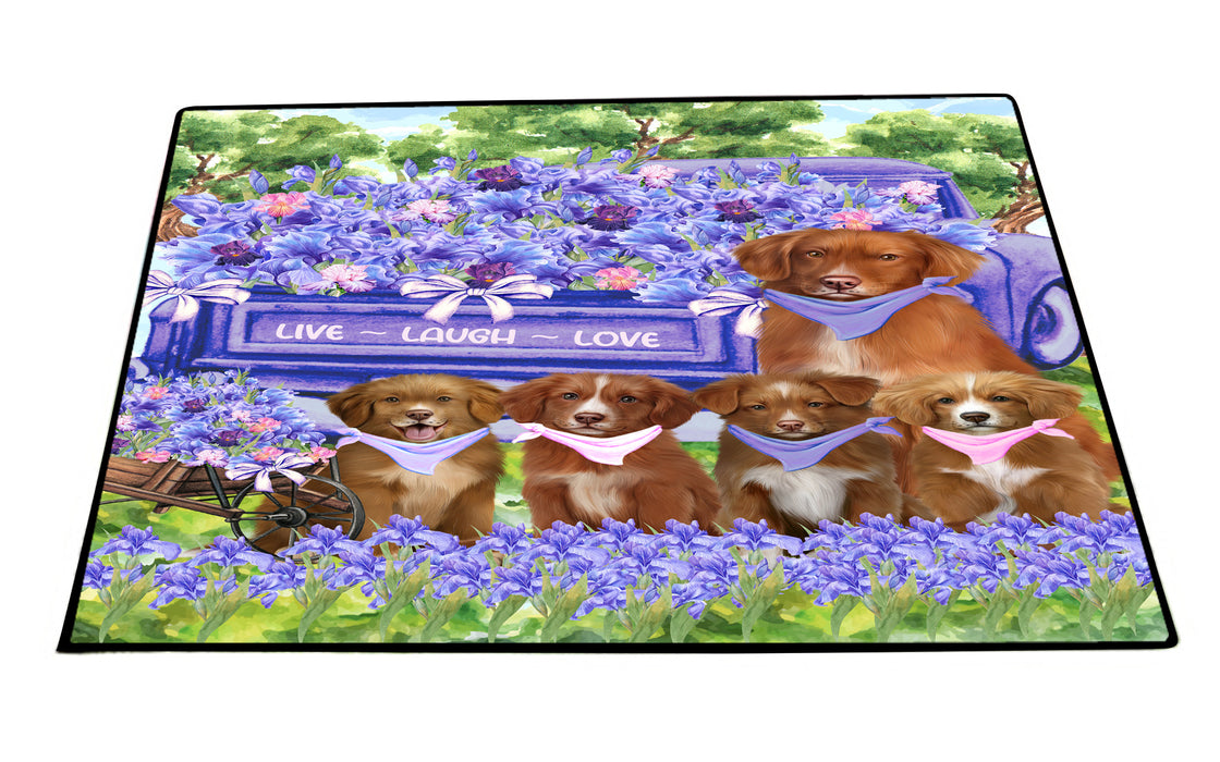 Nova Scotia Duck Tolling Retriever Floor Mat, Explore a Variety of Custom Designs, Personalized, Non-Slip Door Mats for Indoor and Outdoor Entrance, Pet Gift for Dog Lovers