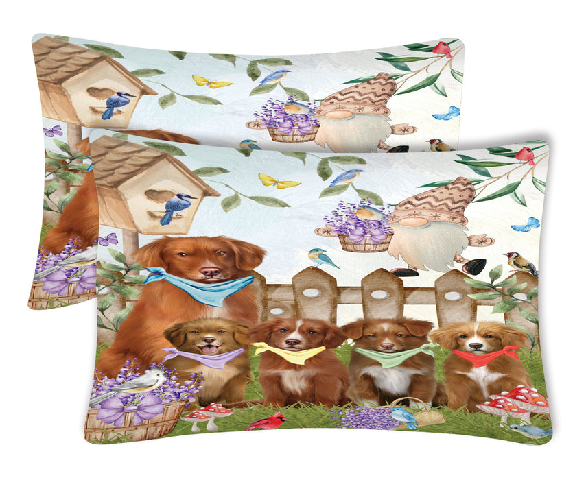 Nova Scotia Duck Tolling Retriever Pillow Case: Explore a Variety of Designs, Custom, Standard Pillowcases Set of 2, Personalized, Halloween Gift for Pet and Dog Lovers
