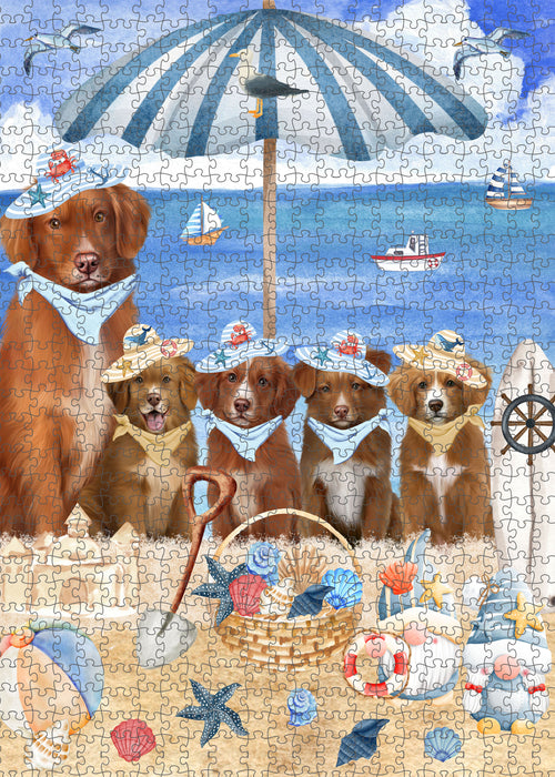 Nova Scotia Duck Tolling Retriever Jigsaw Puzzle for Adult, Interlocking Puzzles Games, Personalized, Explore a Variety of Designs, Custom, Dog Gift for Pet Lovers