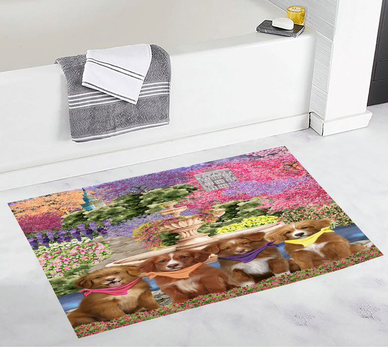 Nova Scotia Duck Tolling Retriever Personalized Bath Mat, Explore a Variety of Custom Designs, Anti-Slip Bathroom Rug Mats, Pet and Dog Lovers Gift