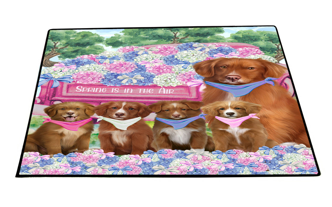 Nova Scotia Duck Tolling Retriever Floor Mat and Door Mats, Explore a Variety of Designs, Personalized, Anti-Slip Welcome Mat for Outdoor and Indoor, Custom Gift for Dog Lovers