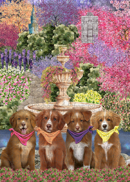 Nova Scotia Duck Tolling Retriever Jigsaw Puzzle, Interlocking Puzzles Games for Adult, Explore a Variety of Designs, Personalized, Custom, Gift for Pet and Dog Lovers
