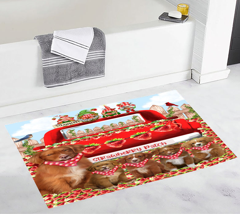 Nova Scotia Duck Tolling Retriever Bath Mat: Explore a Variety of Designs, Custom, Personalized, Non-Slip Bathroom Floor Rug Mats, Gift for Dog and Pet Lovers