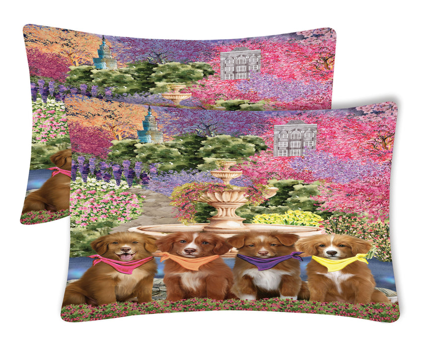 Nova Scotia Duck Tolling Retriever Pillow Case: Explore a Variety of Custom Designs, Personalized, Soft and Cozy Pillowcases Set of 2, Gift for Pet and Dog Lovers