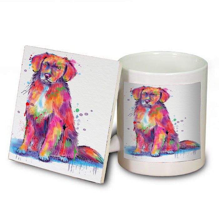 Watercolor Nova Scotia Duck Toller Retriever Dog Coasters Set of 4 CSTA57664
