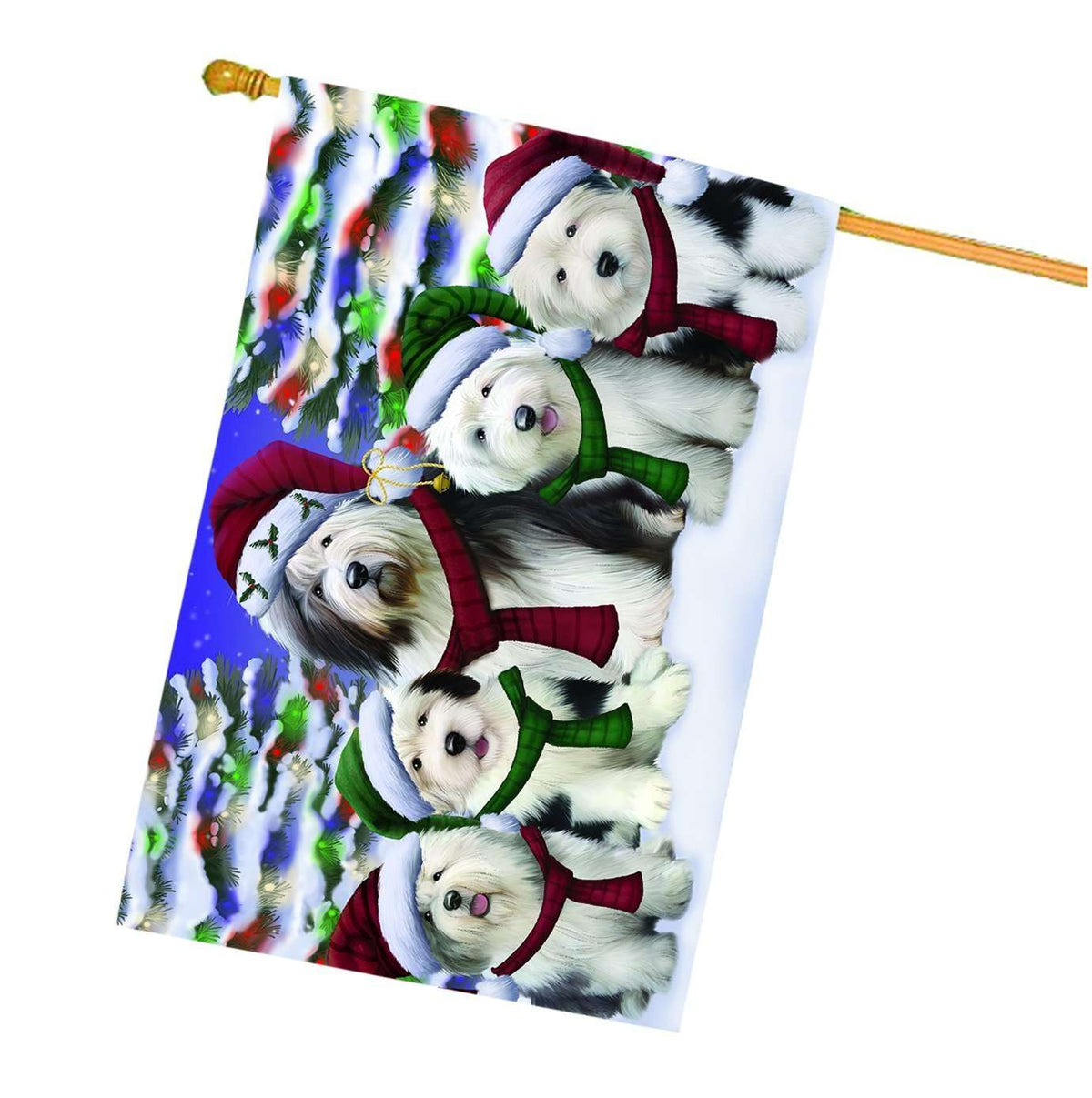 Carolines Treasures SC9587CO1 Brussels Griffon Red Snowflakes Holiday Ceramic O Carolines Treasures SC9587CO1 Brussels Griffon Red Snowflakes Holiday Ceramic O