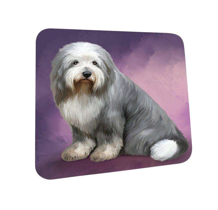 Old English Sheepdog Dog Coasters Set of 4