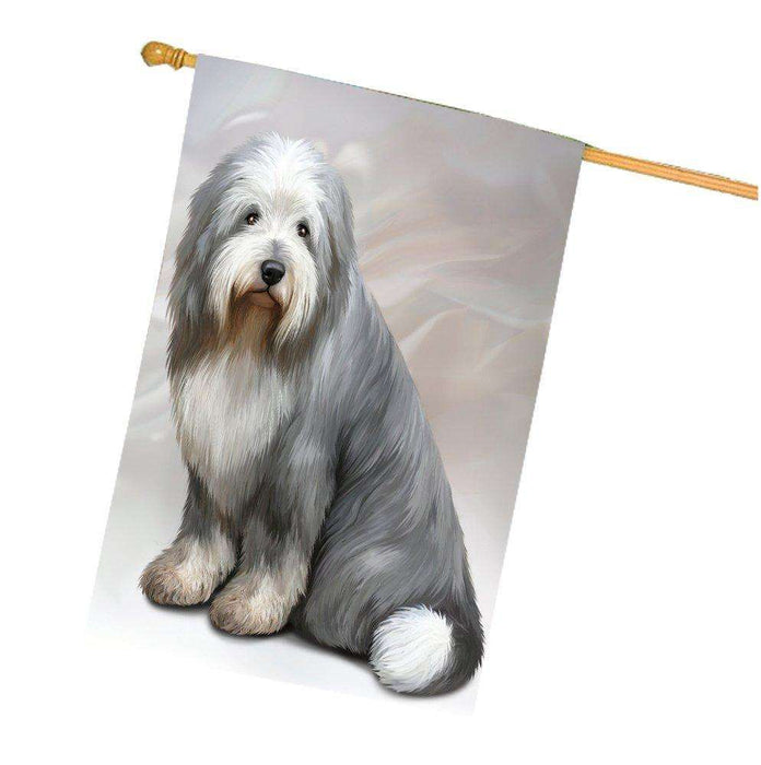 Old English Sheepdog Dog House Flag HF020