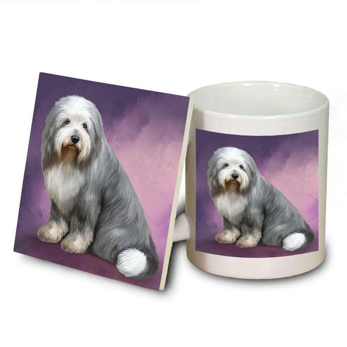 Old English Sheepdog Dog Mug and Coaster Set