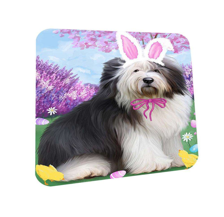 Old English Sheepdog Easter Holiday Coasters Set of 4 CST49150