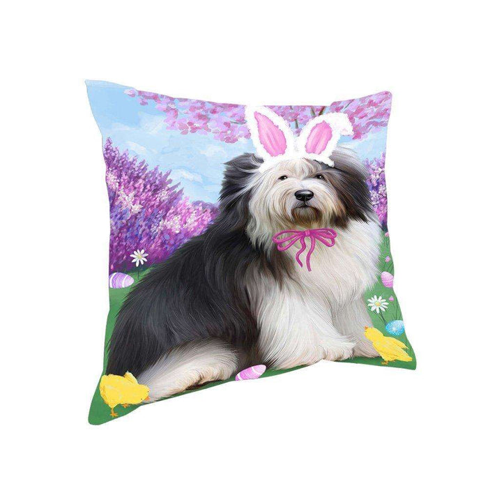 Old English Sheepdog Easter Holiday Pillow PIL53156