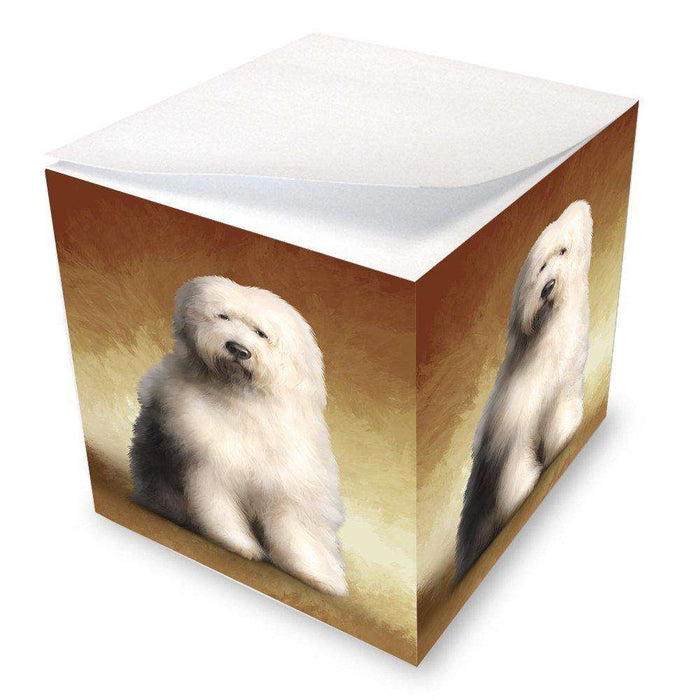 Old English Sheepdog Note Cube NOC48005