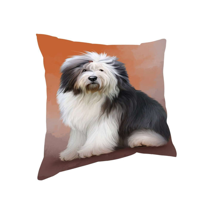 Old English Sheepdogs Dog Throw Pillow D353