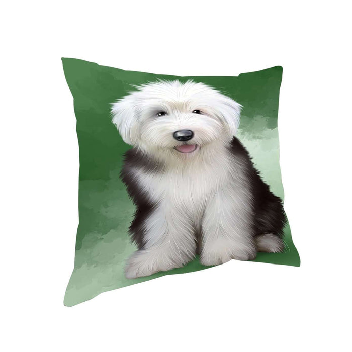 Old English Sheepdogs Dog Throw Pillow D355