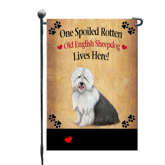 Personalized Spoiled Rotten Old English Sheepdog GFLG-DOTD-A63211