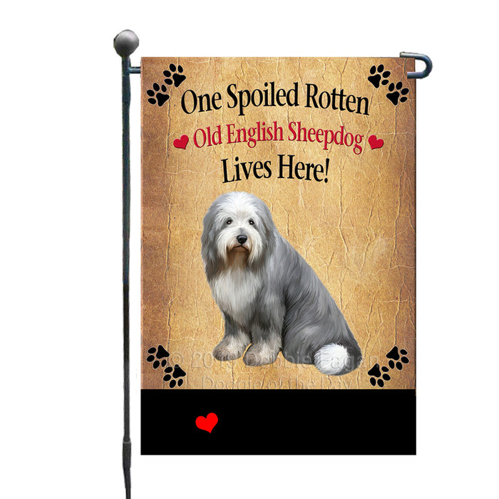 Personalized Spoiled Rotten Old English Sheepdog GFLG-DOTD-A63210
